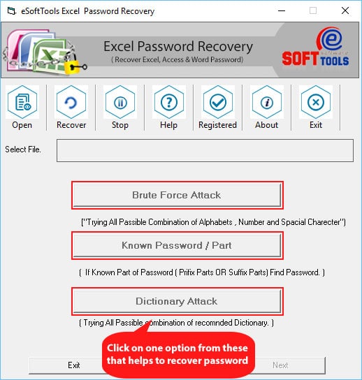 eSoftTools Excel Password Recovery