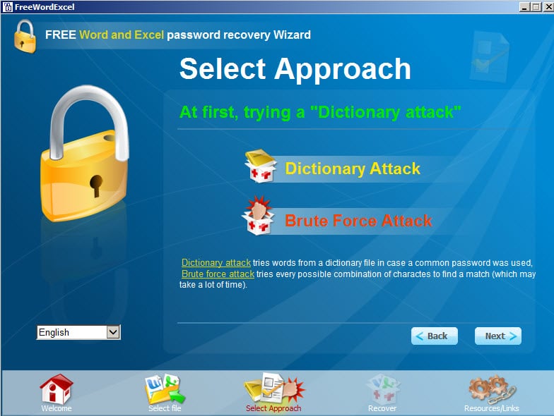 Free Word and Excel Password Recovery Wizard