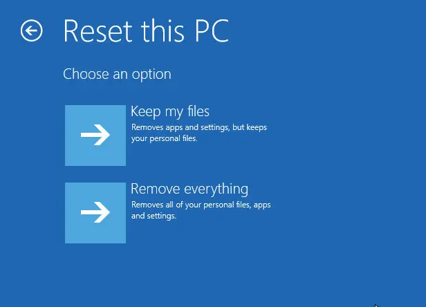conservar o eliminar archivos en Windows 10
