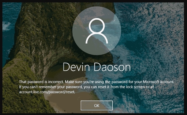 Reset Password on Asus Laptop Using Microsoft Account Service