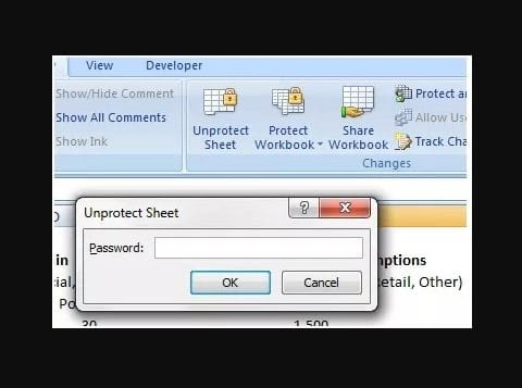 How to Open Password Protected Excel Files with Known Password