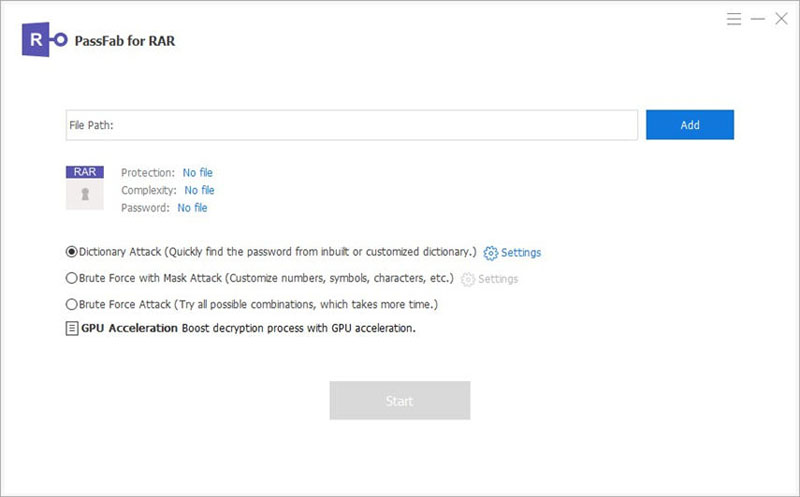Unlock RAR file password with PassFab for RAR