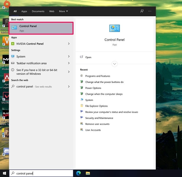 How to open Network and Sharing Center Windows 10 from Control Panel