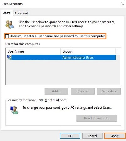 Contourner le mot de passe administrateur de Windows 8 avec Netplwiz