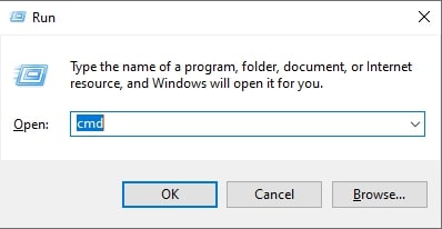 Exécuter CMD en tant qu'administrateur sur Windows 10 en utilisant la boîte de commande Exécuter