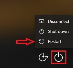 safe mode restart through the login screen Windows 10