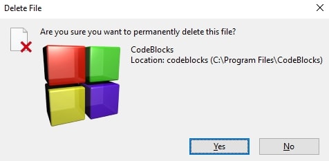 Permanently delete icon on recycle bin Windows 10