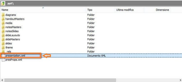 Rename the file extension from ZIP to PPT