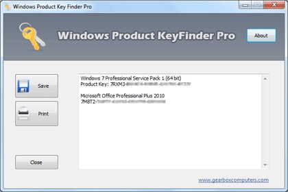 Windows Product Key Finder Pro