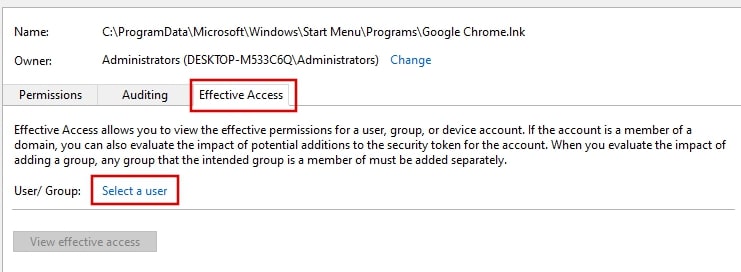 Sélectionner un utilisateur dans Windows 10