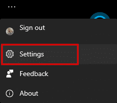 Cortana settings in Windows 10