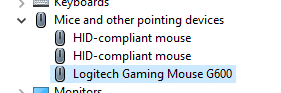 Mice and other pointing devices in Windows 10